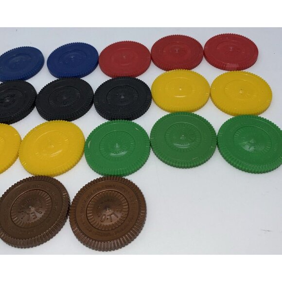 25 Vintage Jello Hostess Coins Automobile Antique Car Chips Picture Wheels - Picture 12 of 14